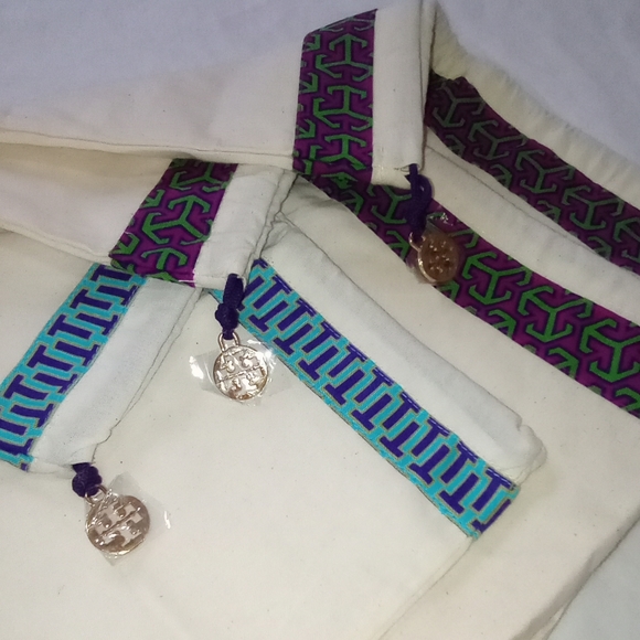 Tory Burch Drawstring DUST BAGS for Shoes & Handbags Logo Charm(3) - Picture 3 of 16